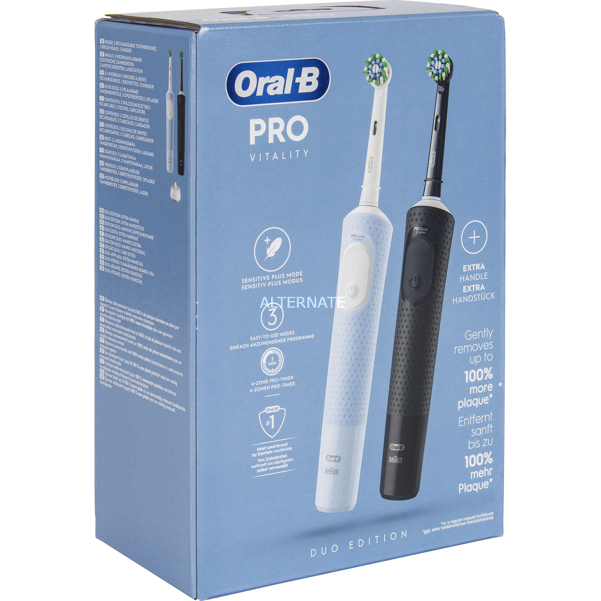 Oral-B Vitality Pro D103 Duo, Elektrische Zahnbürste