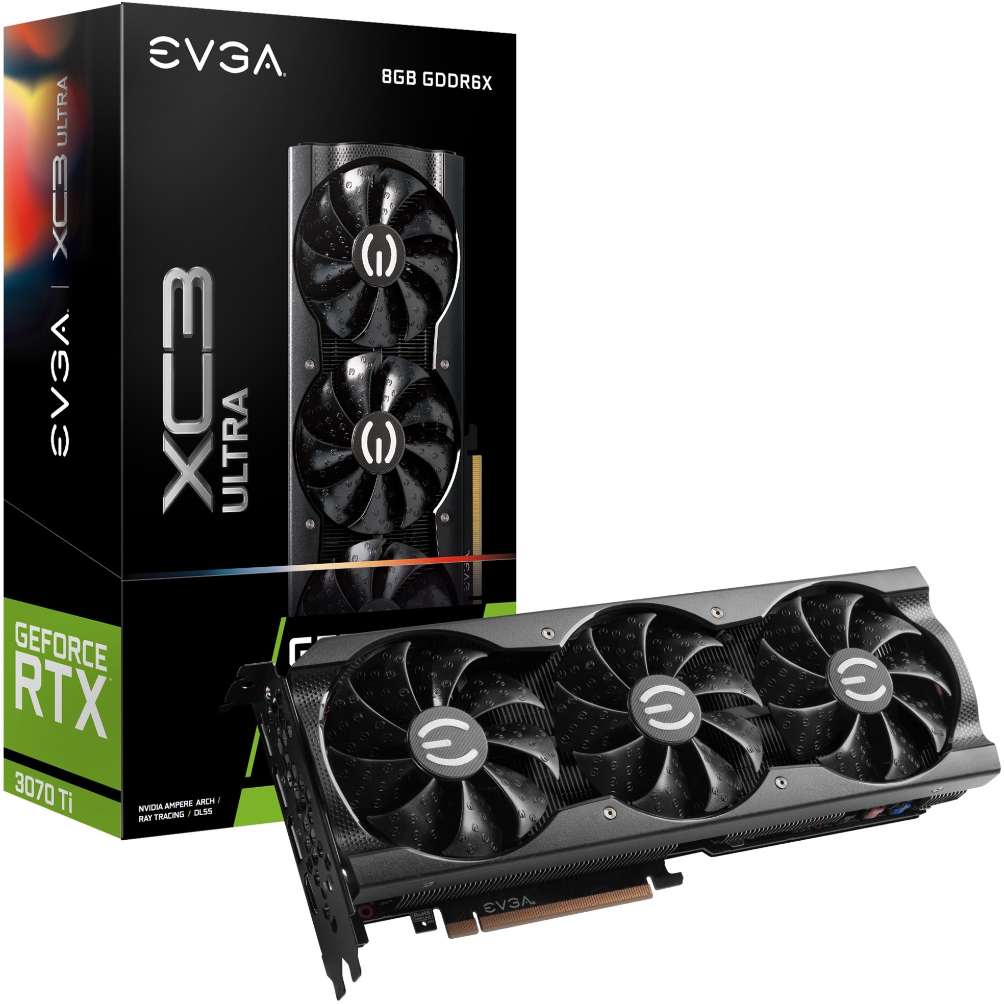 Evga GeForce RTX 3070 Ti XC3 ULTRA GAMING LHR, Grafikkarte | 04250812443403 Evga GeForce RTX 3070 Ti XC3 ULTRA GAMING LHR, Grafikkarte | 04250812443403