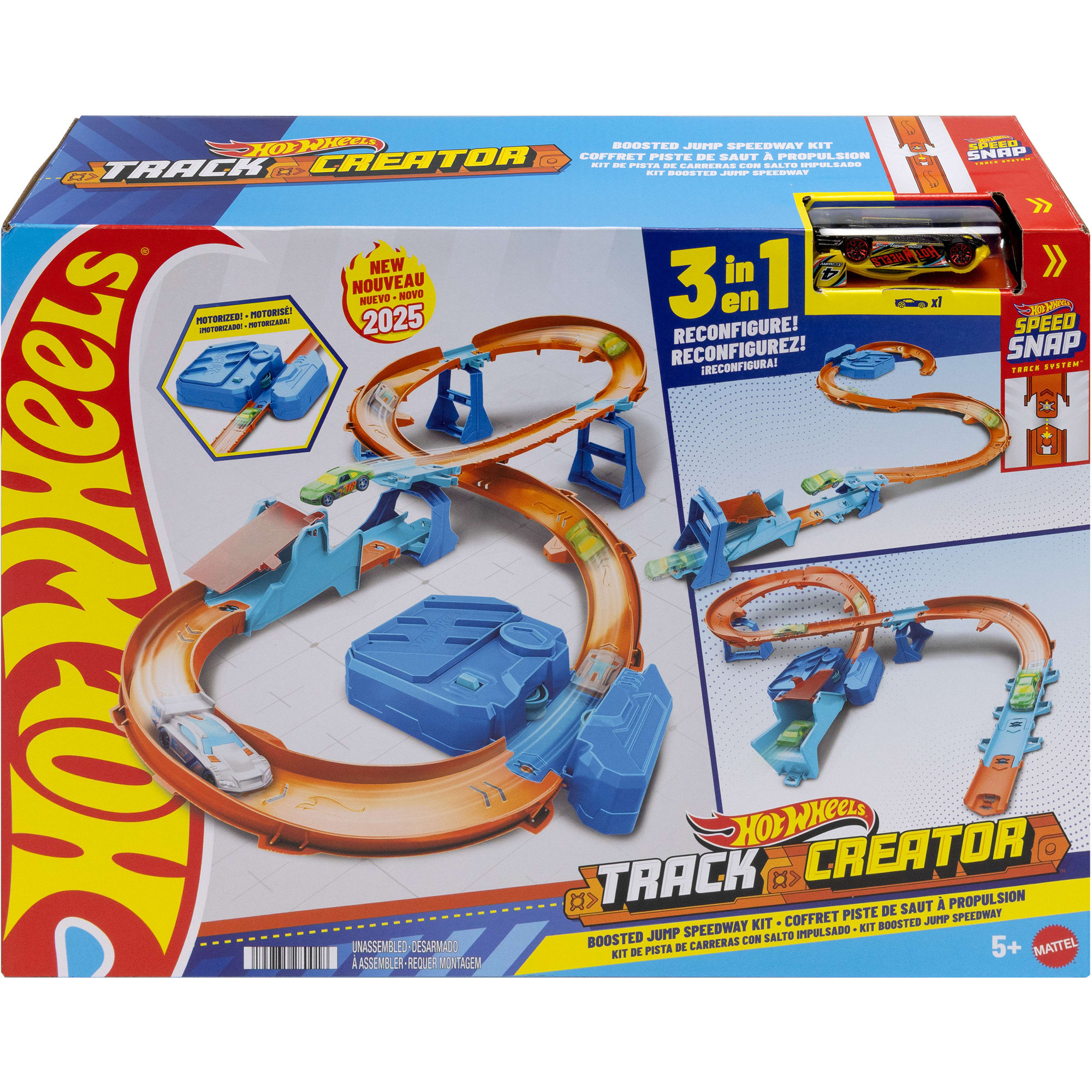 Track Creator Beschleuniger-Sprung-Schnellstrecke-Set , Rennbahn