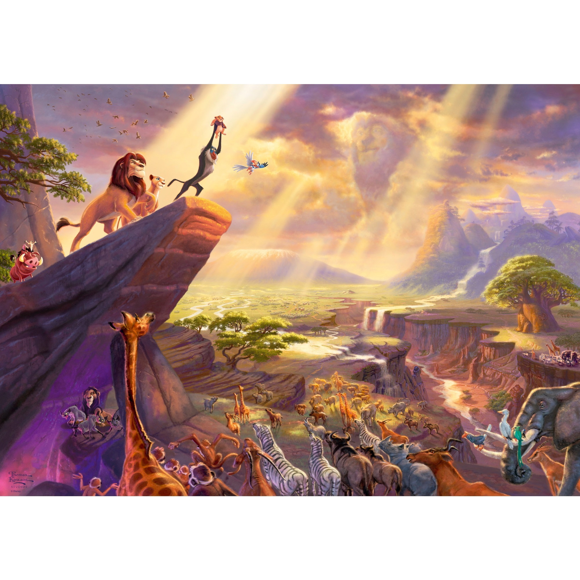 könig der löwen spiel Schmidt Spiele Thomas Kinkade Studios: Disney Dreams Collection - König