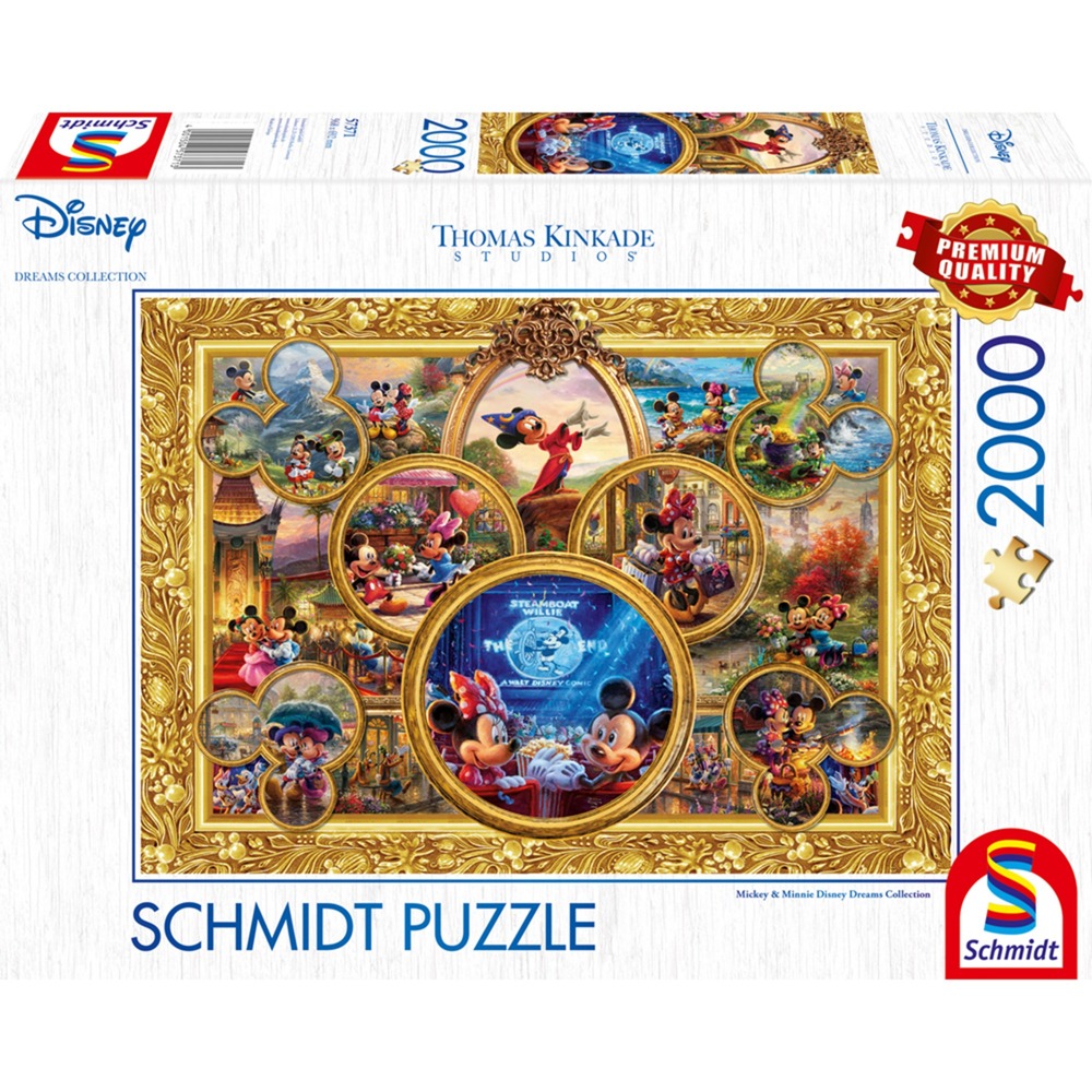 Thomas Kinkade Studios: Mickey & Minnie, Puzzle