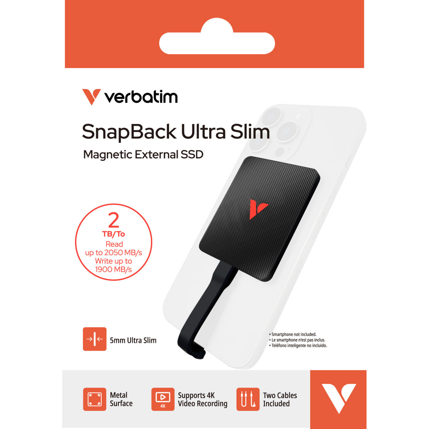 SnapBack Ultra Slim SSD 2 TB, Externe SSD