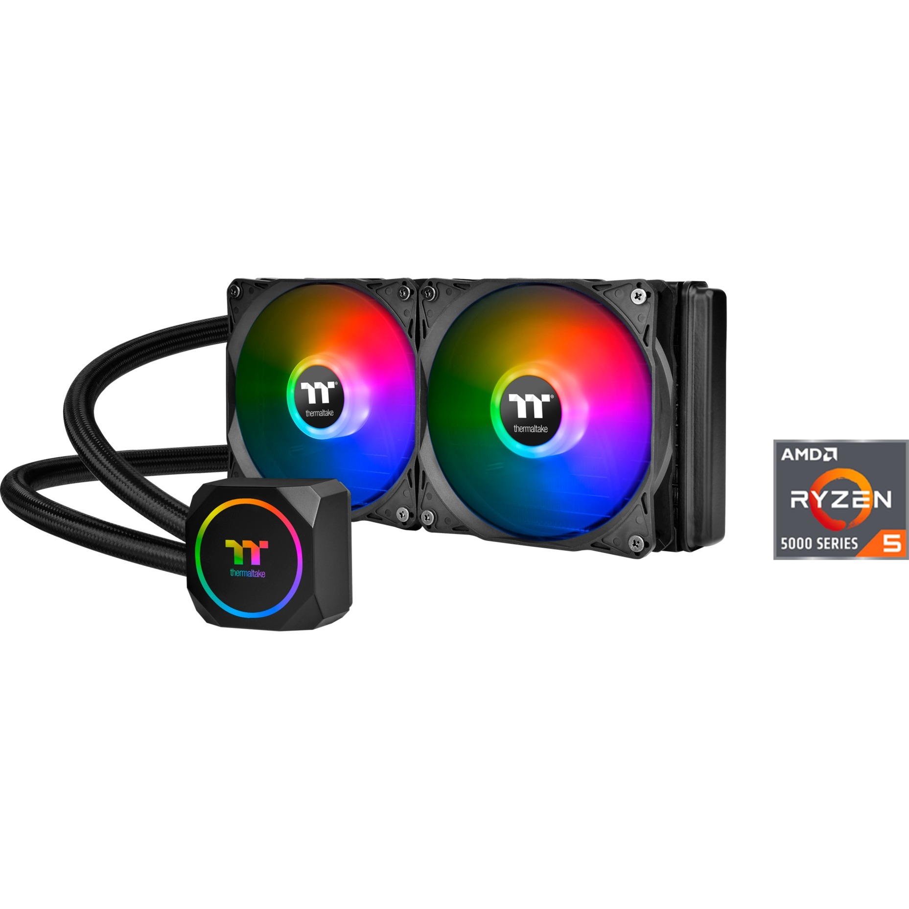 Ryzen™ 5 5600X + Thermaltake TH240 ARGB Sync 240mm, PC-Aufrüstkit