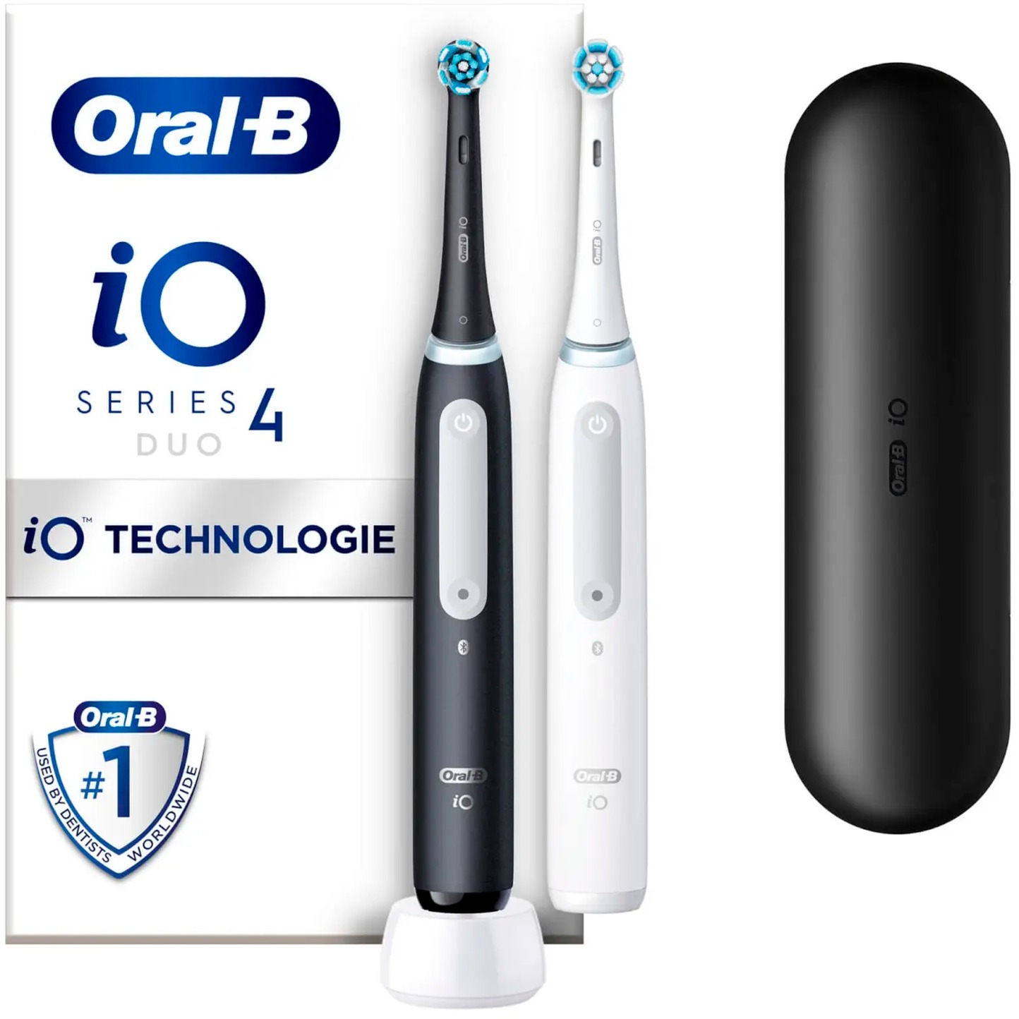 Braun Oral-B iO Series 4 Duo, Elektrische Zahnbürste | 04210201415046 Braun Oral-B iO Series 4 Duo, Elektrische Zahnbürste | 04210201415046