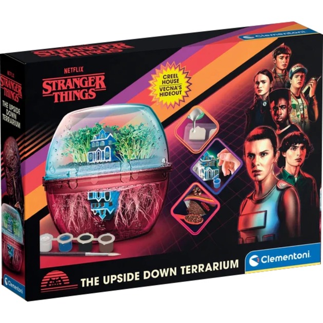 Clementoni Stranger Things – „Schattenwelt“-Terrarium, Experimentierkasten | 08005125188024 Clementoni Stranger Things – „Schattenwelt“-Terrarium, Experimentierkasten | 08005125188024