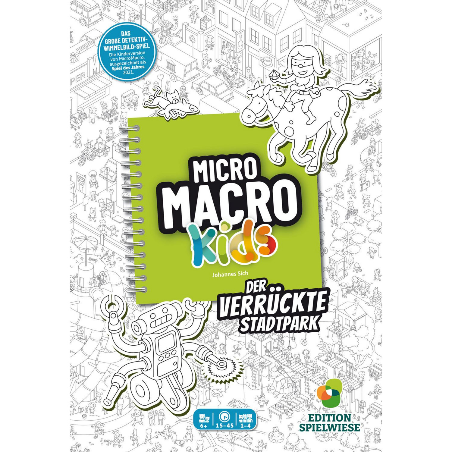 MicroMacro Kids: Der verrückte Stadtpark, Brettspiel