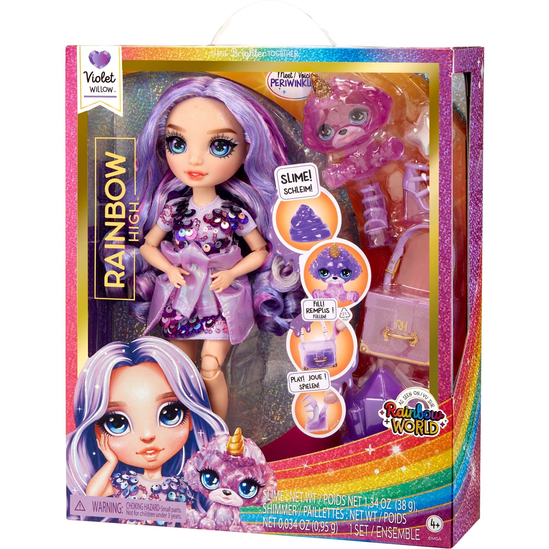MGA Entertainment Classic Rainbow High Fashion Doll – Violet, Puppe | 00035051120223 MGA Entertainment Classic Rainbow High Fashion Doll – Violet, Puppe | 00035051120223