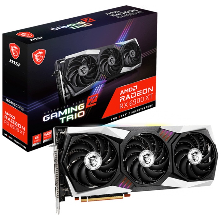 MSI Radeon RX 6900 XT GAMING Z TRIO 16G, Grafikkarte | 04719072843380 MSI Radeon RX 6900 XT GAMING Z TRIO 16G, Grafikkarte | 04719072843380