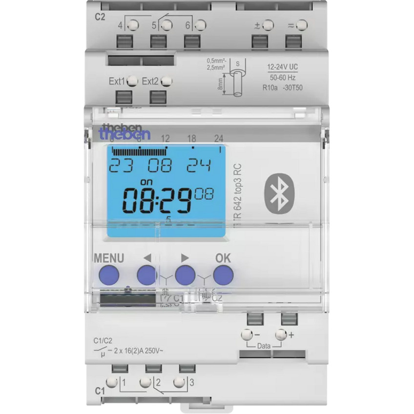 TR 642 top3 BLE 12-24V RC, Zeitschaltuhr