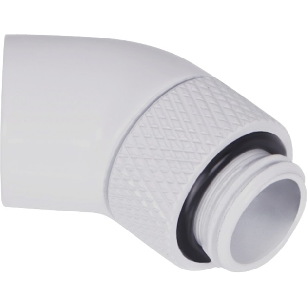 Eiszapfen Winkeladapter 45° drehbar G1/4 AG auf G1/4 IG - White, Anschlüsse
