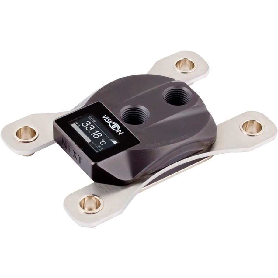 Aquacomputer cuplex kryos NEXT mit VISION AM4/3000/5000, PVD/.925 Silber, CPU-Kühler | 04260473312901 Aquacomputer cuplex kryos NEXT mit VISION AM4/3000/5000, PVD/.925 Silber, CPU-Kühler | 04260473312901