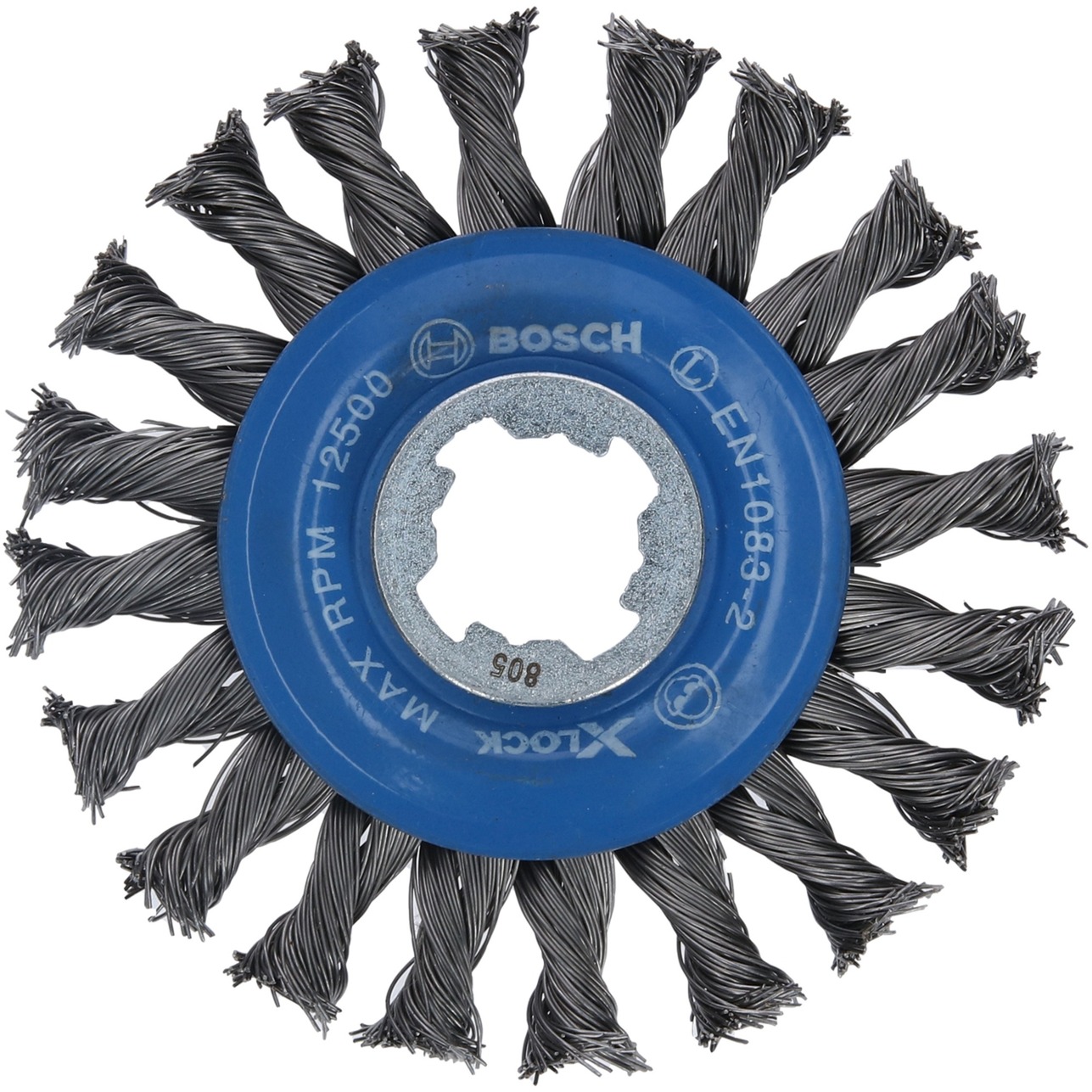 PRO Metal heavy X-LOCK Scheibenbürste, Ø 115mm, gezopft