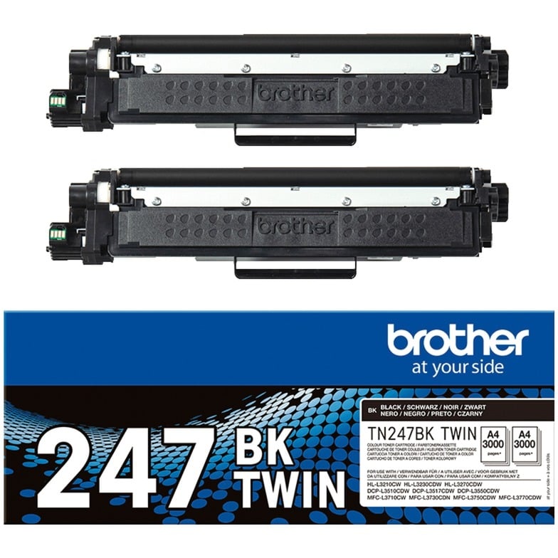 Toner schwarz TN-247BKTWIN