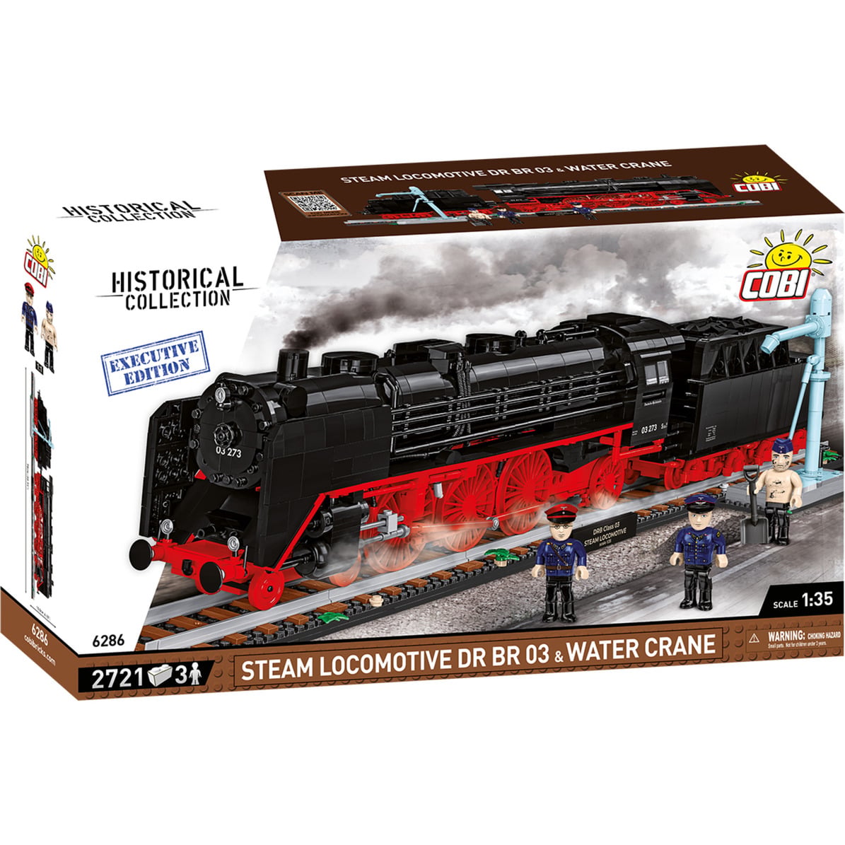 DR BR 03 Steam Locomotive & Water Crane - Executive Edition, Konstruktionsspielzeug