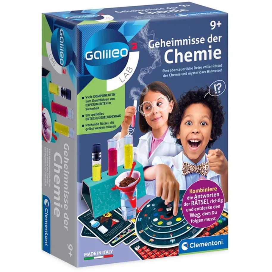 Clementoni Geheimnisse der Chemie, Experimentierkasten | 08005125592142 Clementoni Geheimnisse der Chemie, Experimentierkasten | 08005125592142