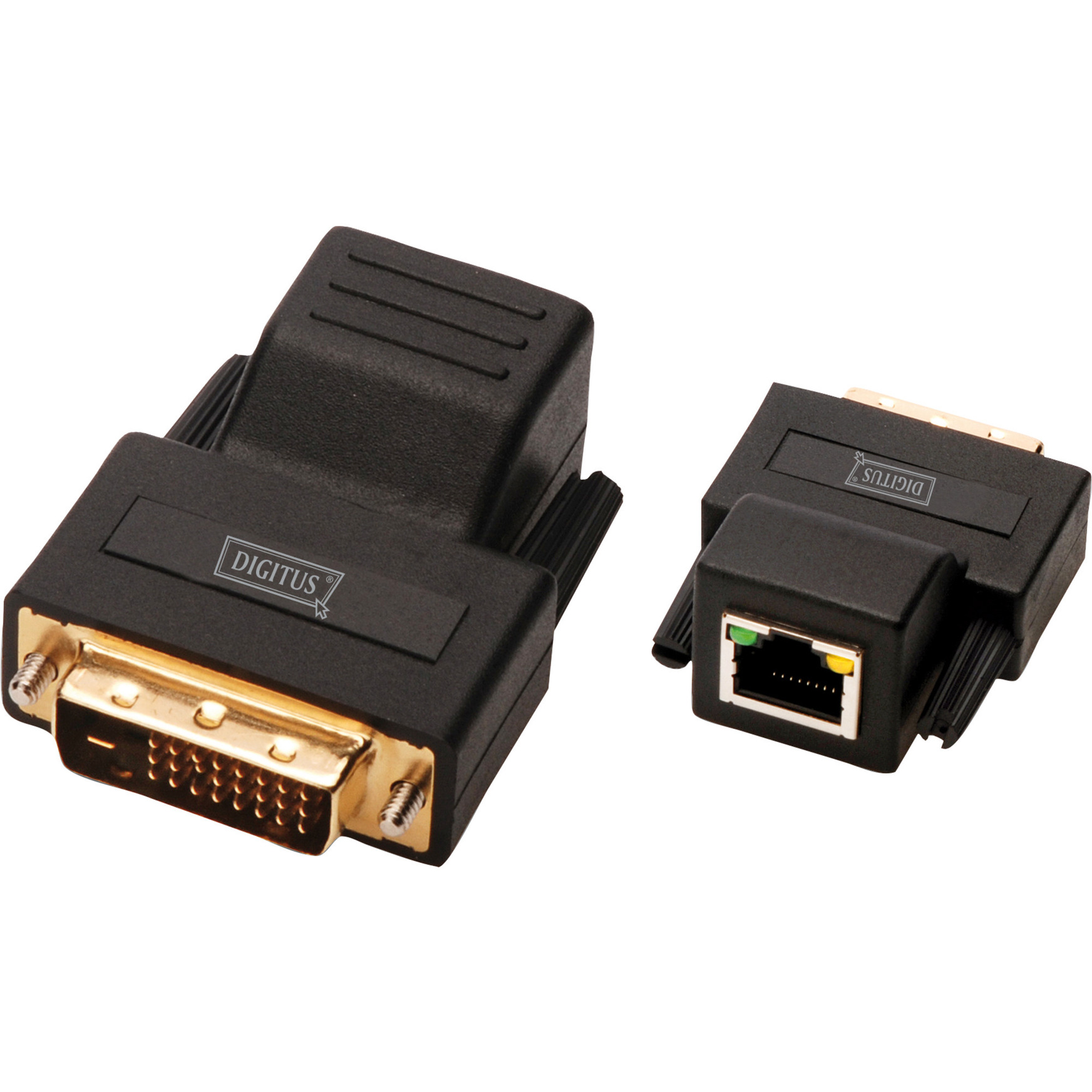 DVI Extender über CAT5 / CAT6, Adapter