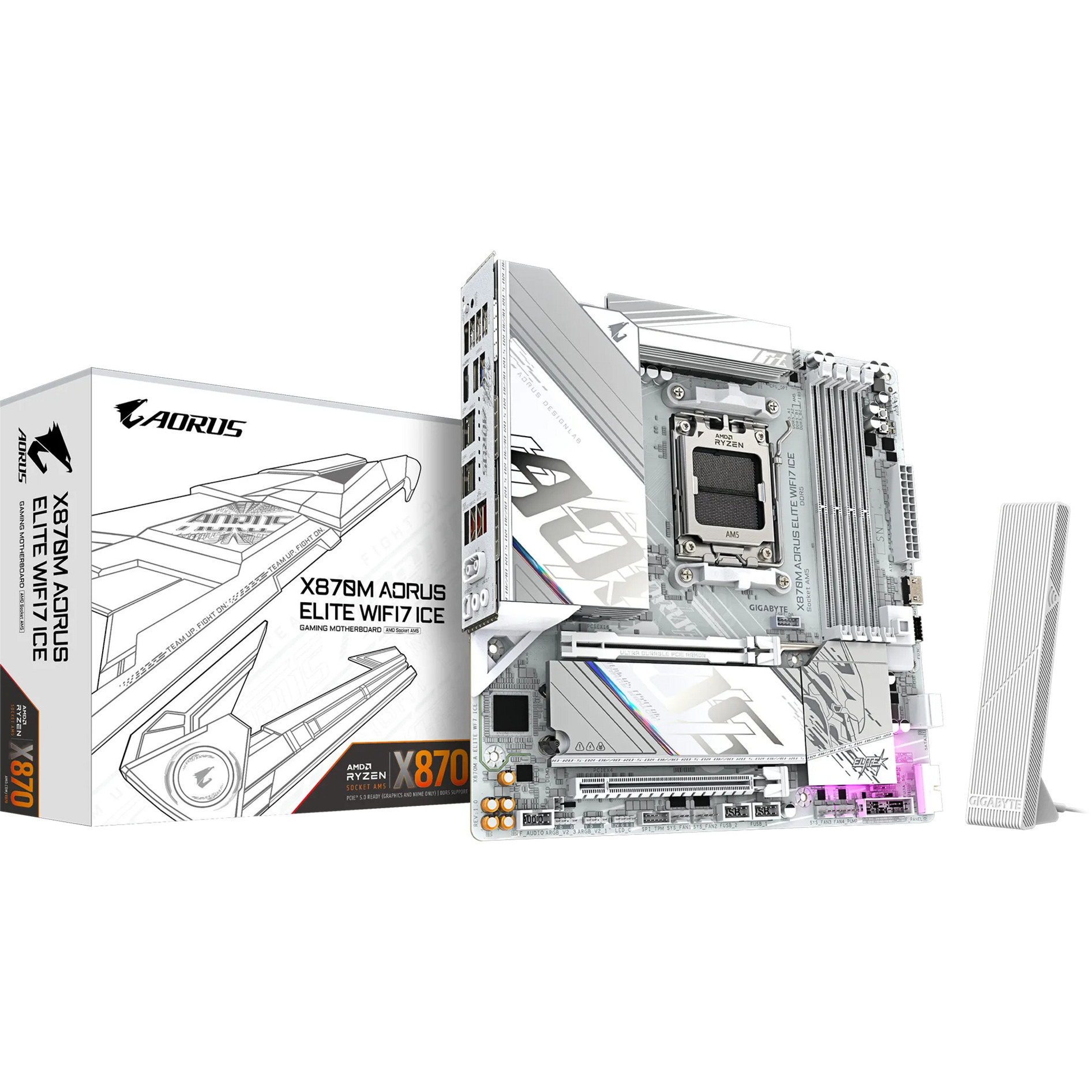 X870M AORUS ELITE WIFI7 ICE, Mainboard
