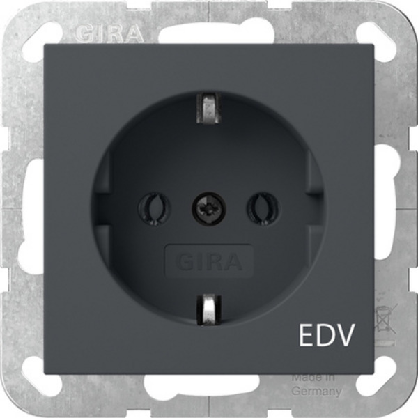 Steckdose Aufdruck EDV