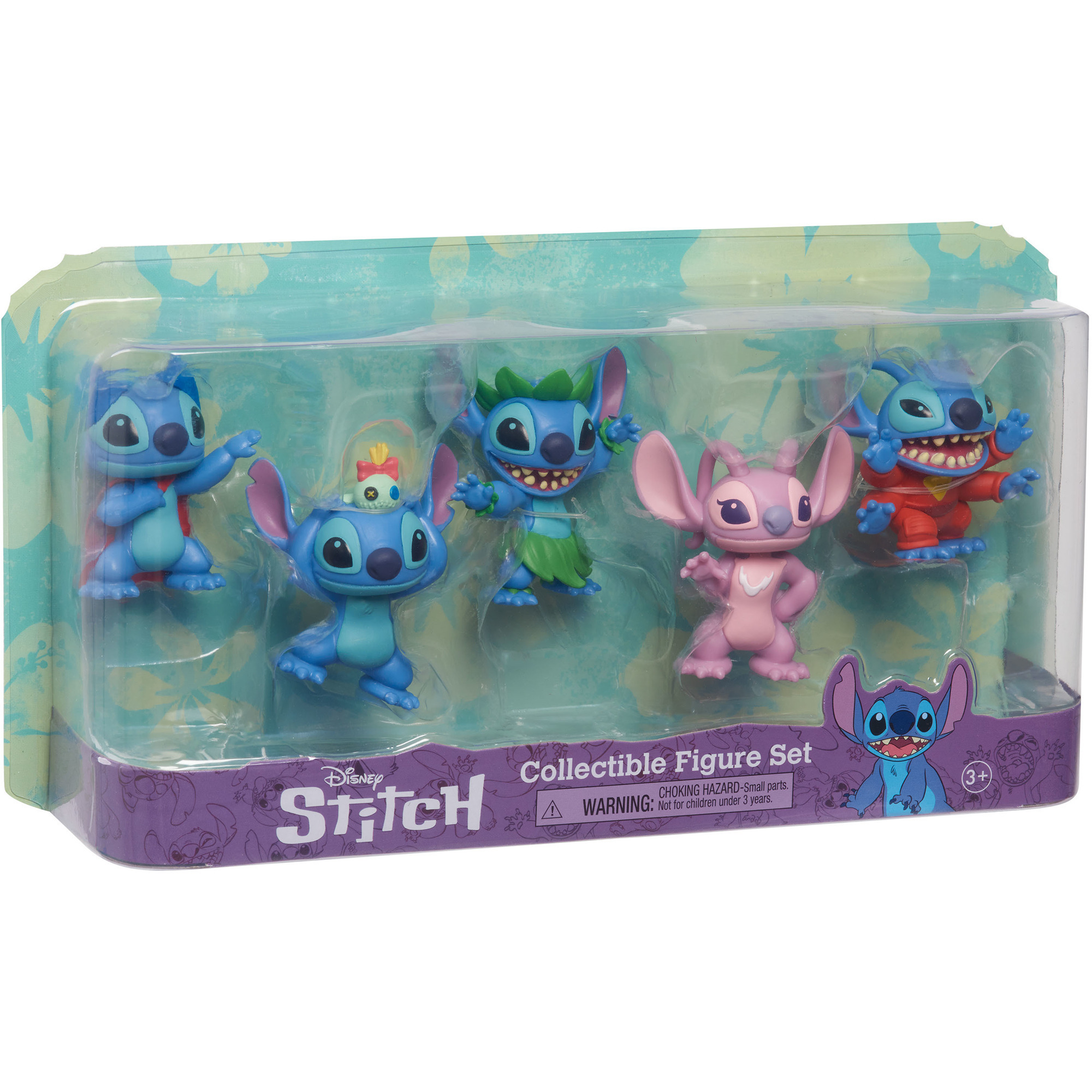 Disney Stitch Sammelfigurenbox mit 5 Figuren, Spielfigur