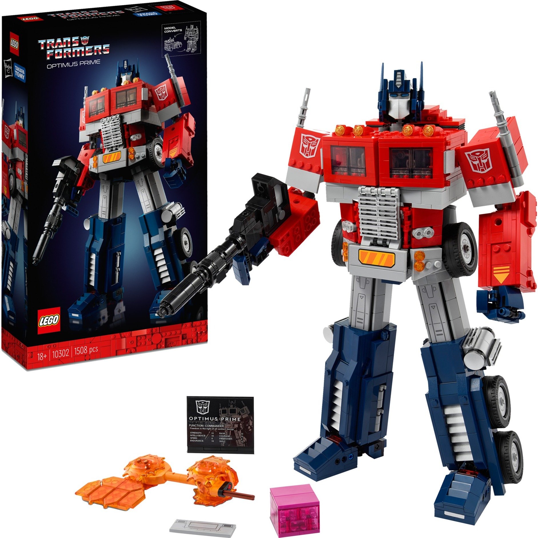 10302 Icons Transformers Optimus Prime, Konstruktionsspielzeug