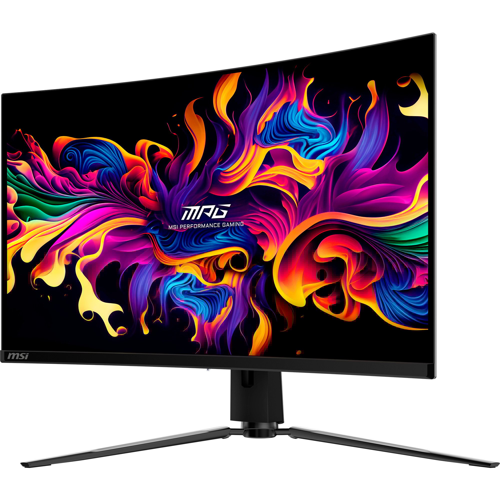MSI MPG 321CURXDE QD-OLED, Gaming-Monitor 80 cm (31.5 Zoll), schwarz, UltraHD/4K, QD-OLED, Curved, USB-Hub, KVM, 240Hz Panel