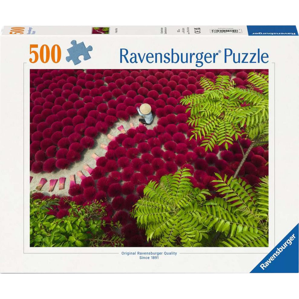 Puzzle Ein Meer aus Rot