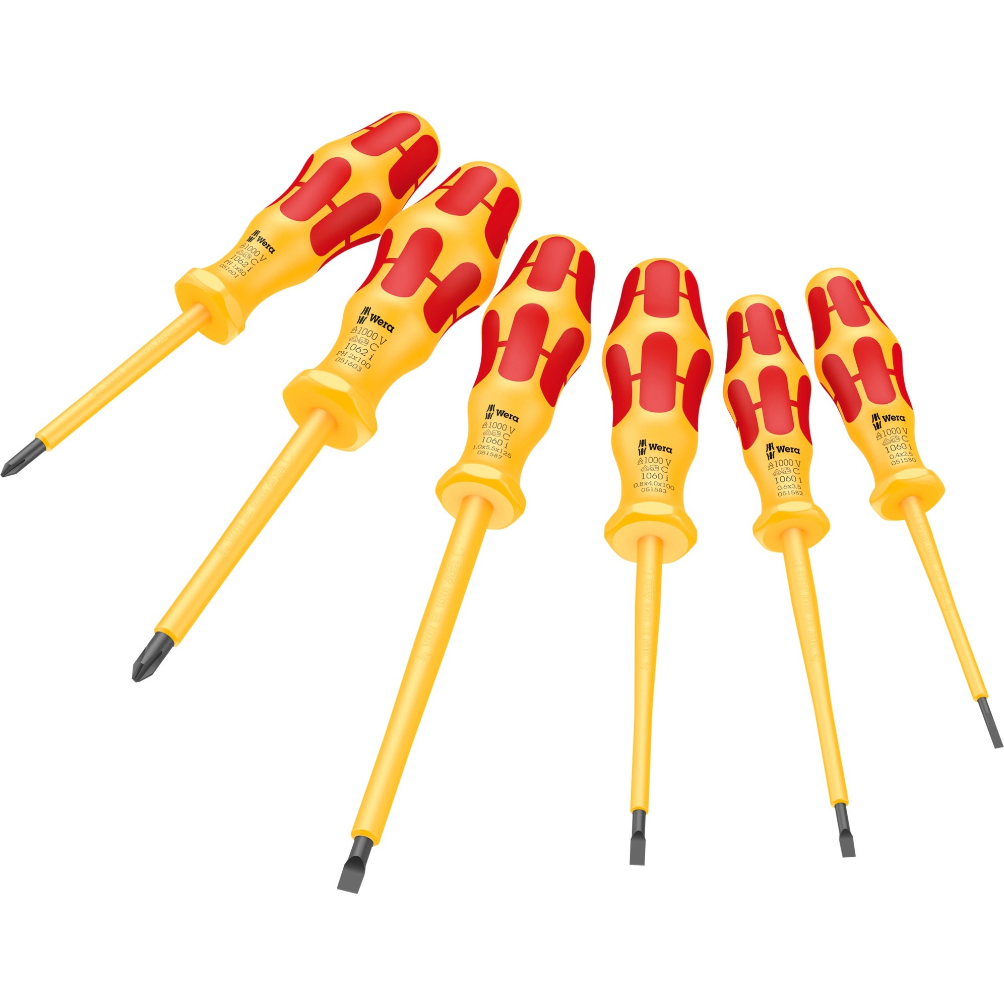 1060 i/1062 i/6 Schraubendrehersatz Kraftform VDE