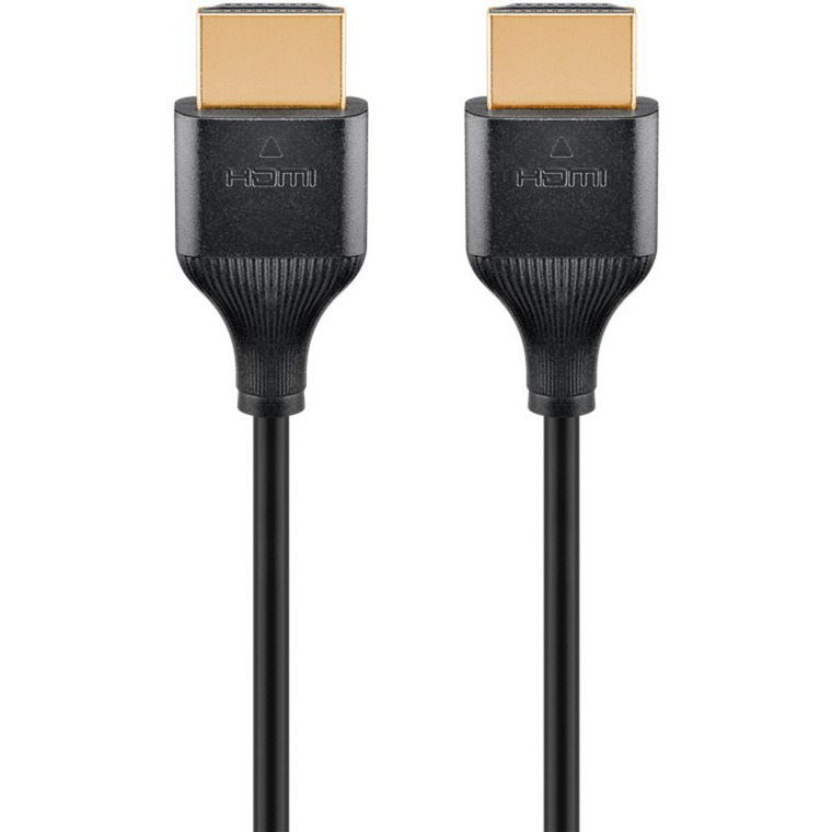 Slim High-Speed-HDMI-Kabel mit Ethernet, 4K @ 60Hz