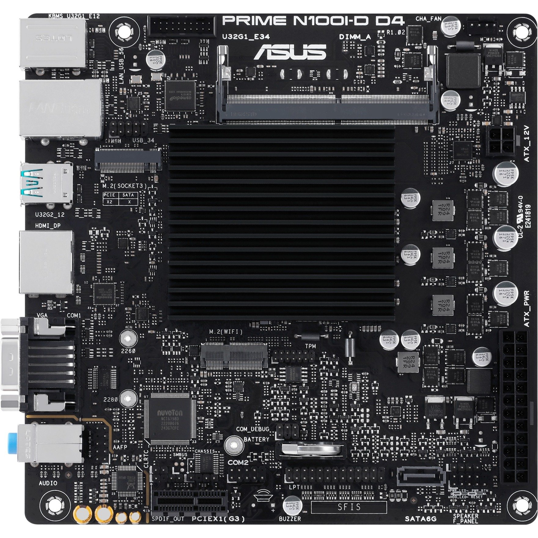 Asus Prime N100I-D D4, Mainboard | 04711387262320 Asus Prime N100I-D D4, Mainboard | 04711387262320