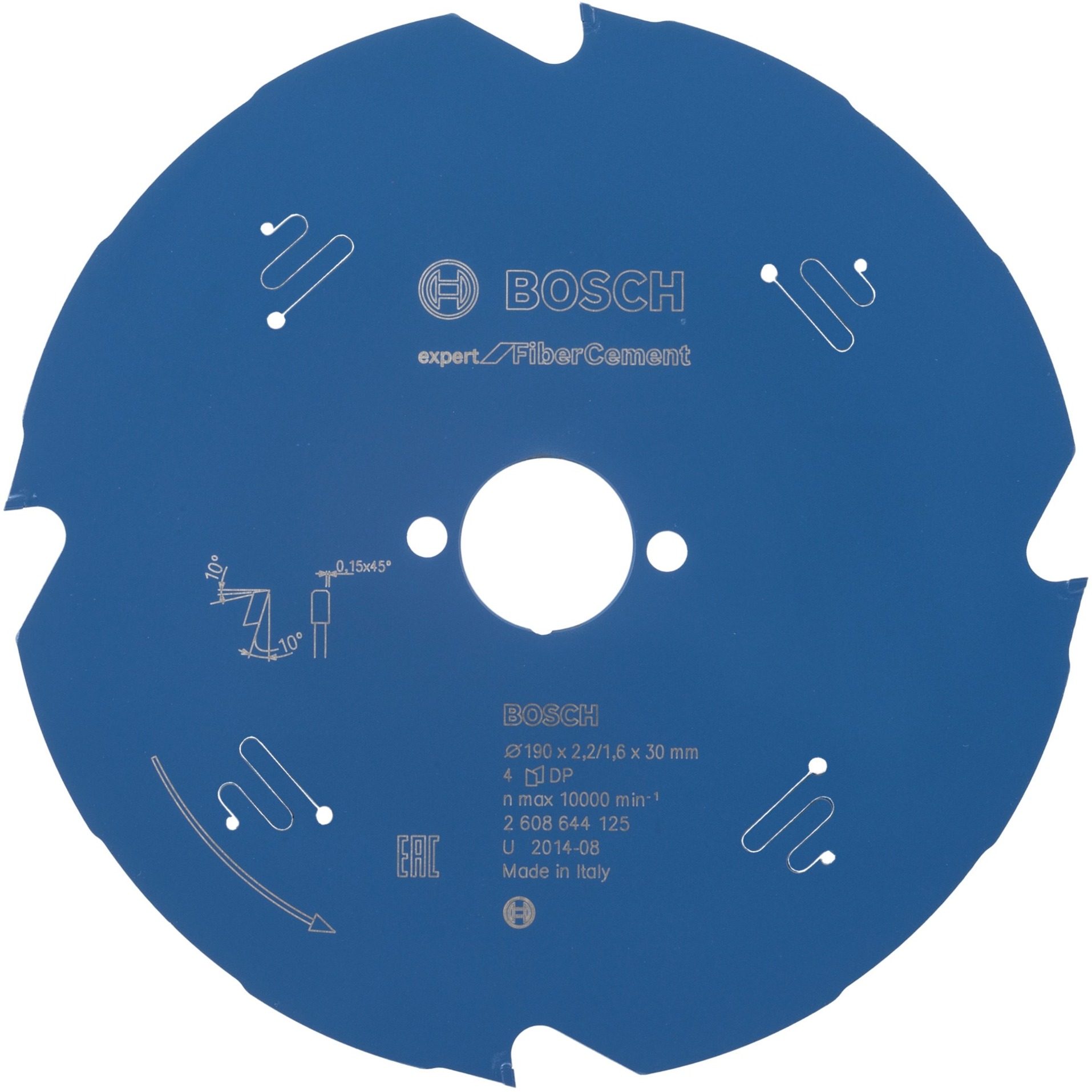 EXPERT Fibre Cement Kreissägeblatt, Ø 190mm, 4Z