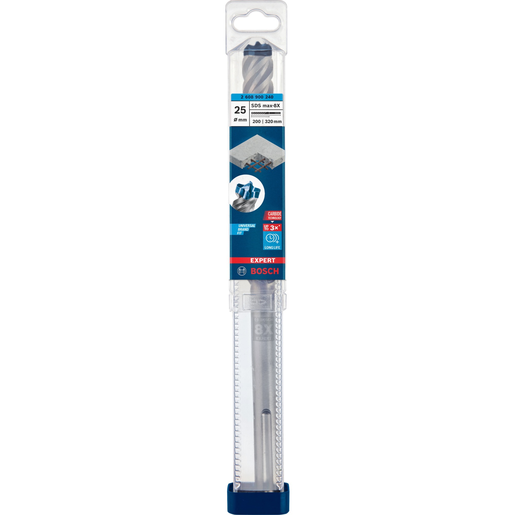EXPERT Hammerbohrer SDS-max-8X, Ø 25mm
