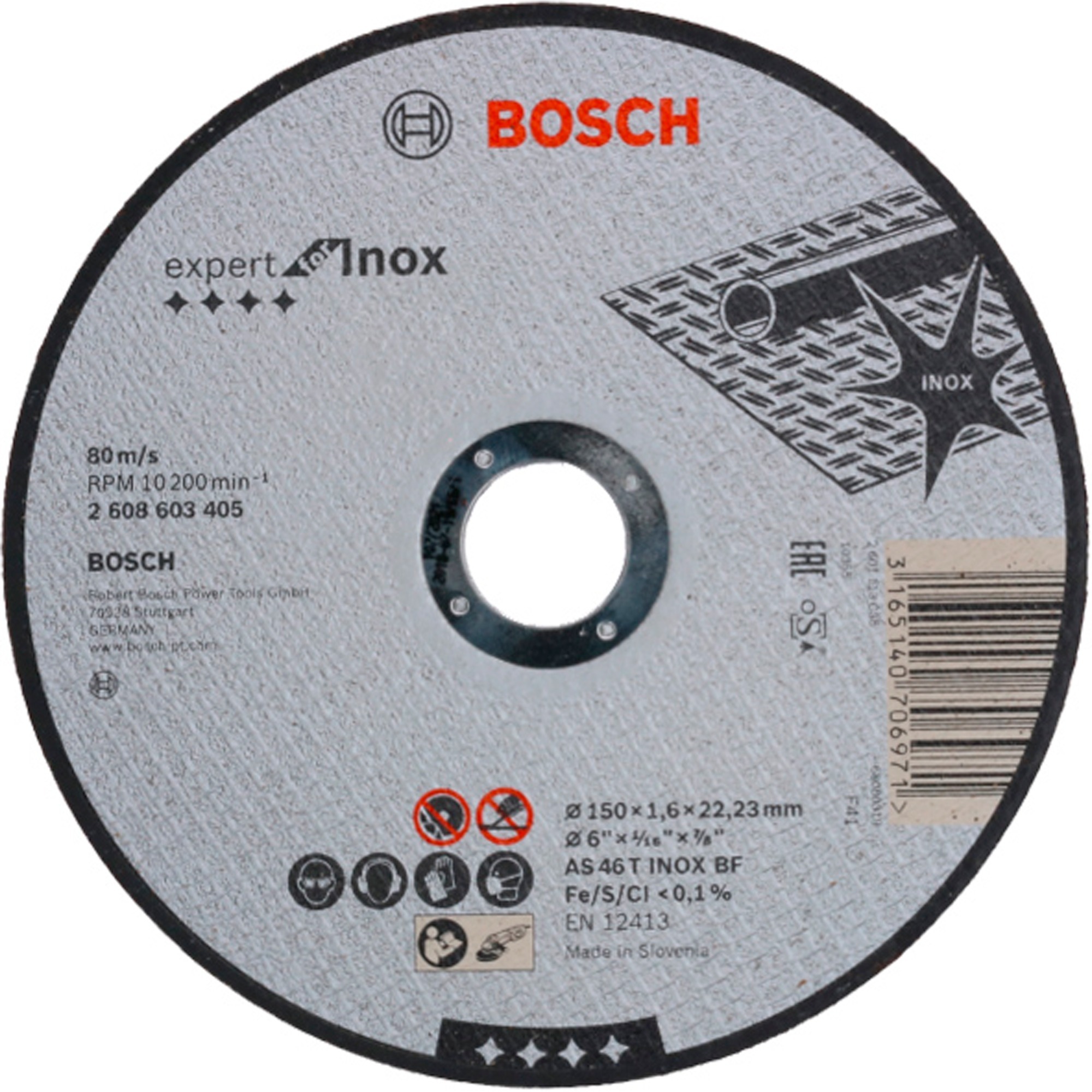 PRO Stainless Steel and Metal Trennscheibe, Ø 150mm