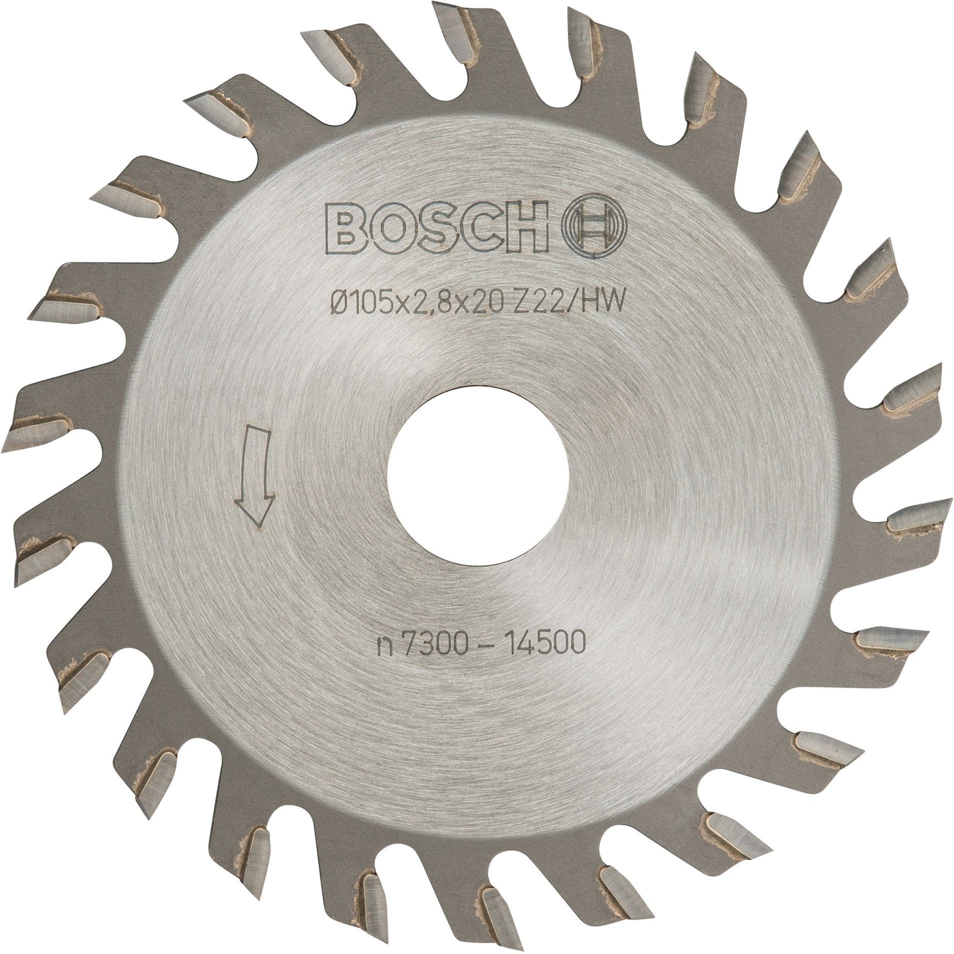 Schlitzfräser Ø 105mm x 20mm, 22Z