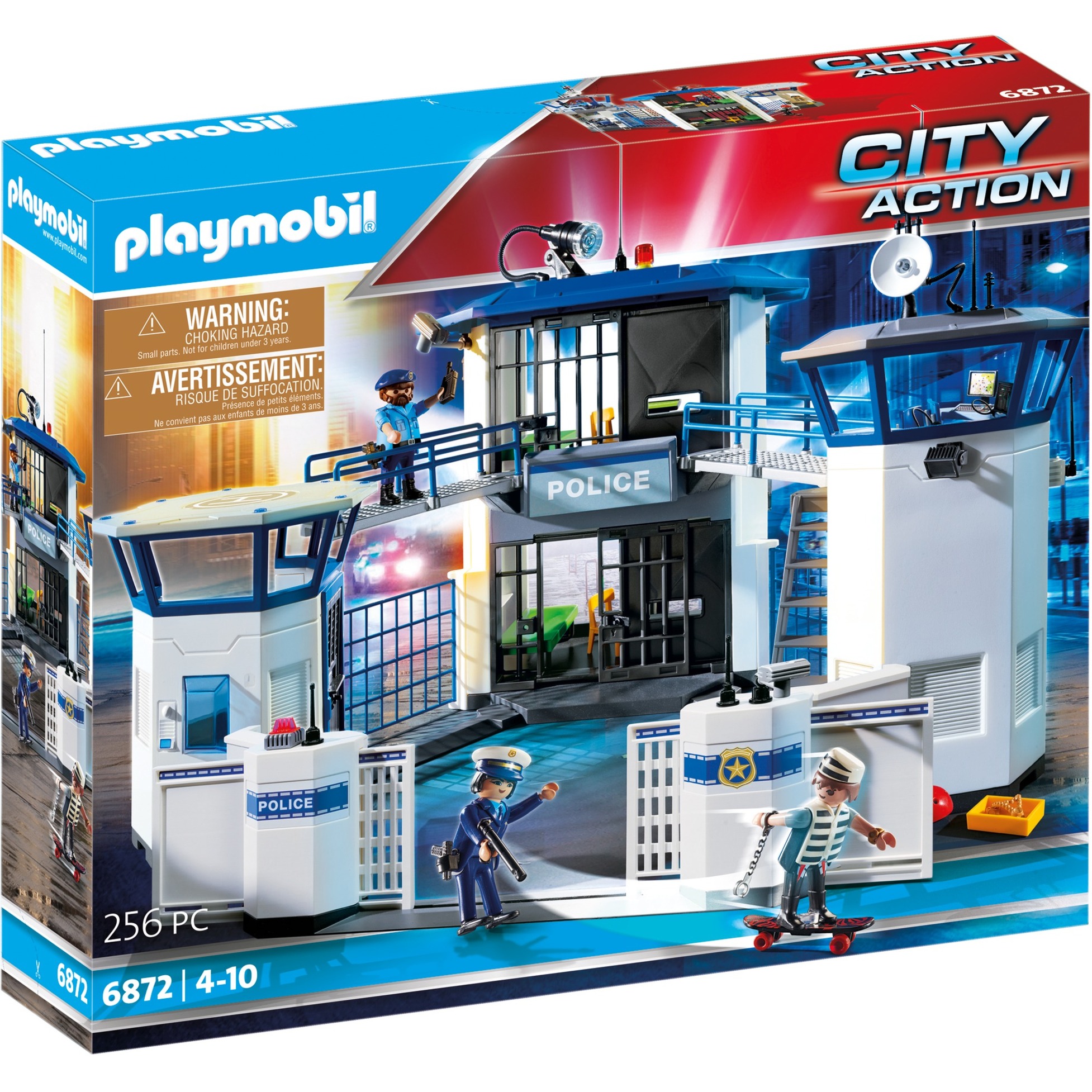 Spielzeug: PLAYMOBIL 6872 City Action - Polizei-Kommandozentrale mit Gefängnis
