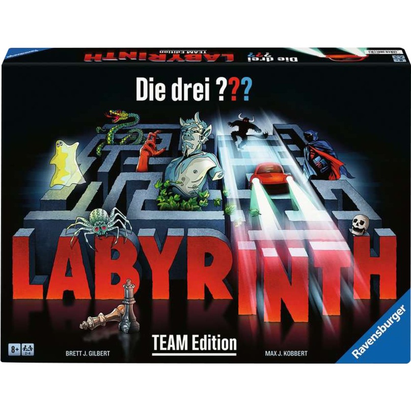 Die drei ??? Labyrinth - Team Edition, Brettspiel