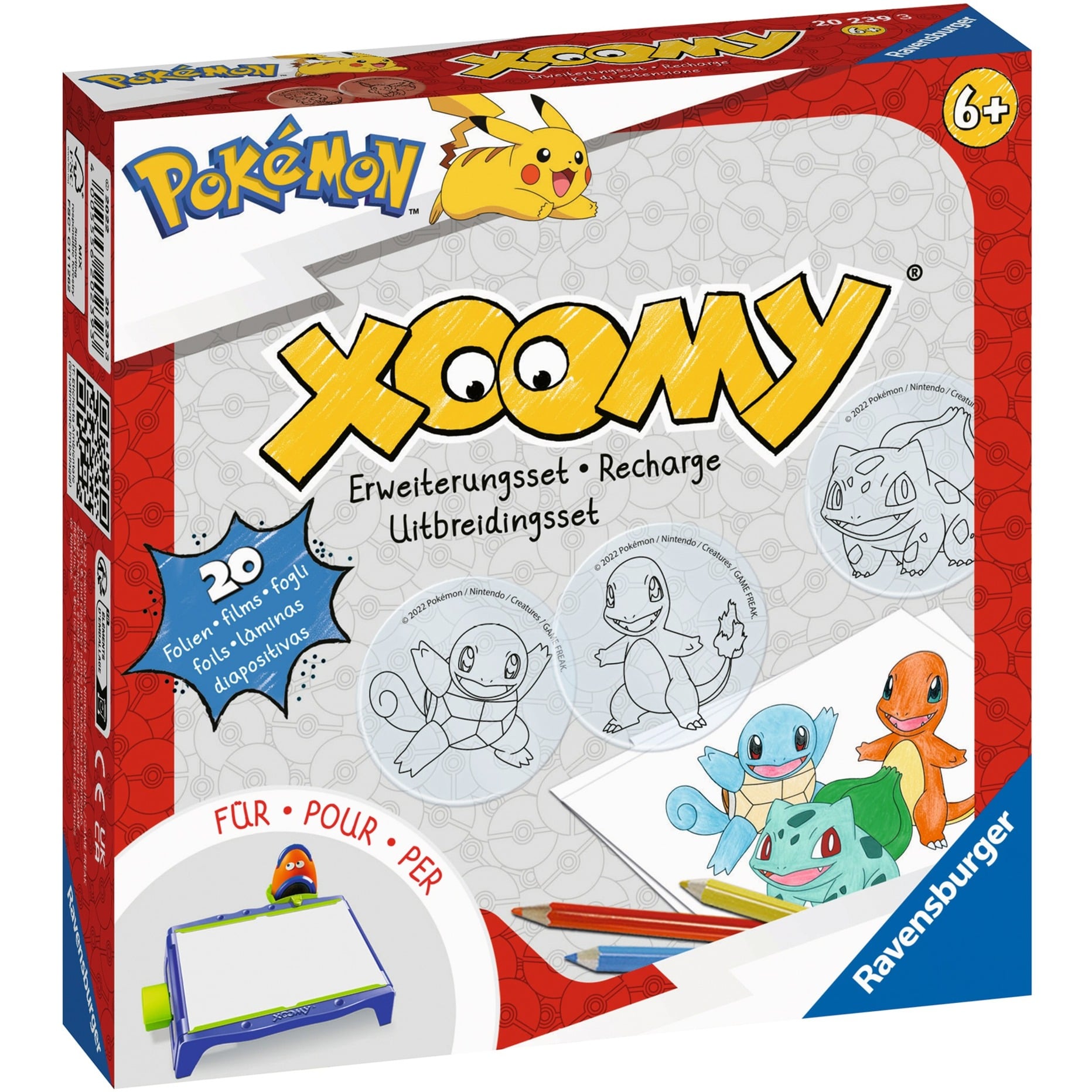 Xoomy Erweiterungsset Pokémon, Malen
