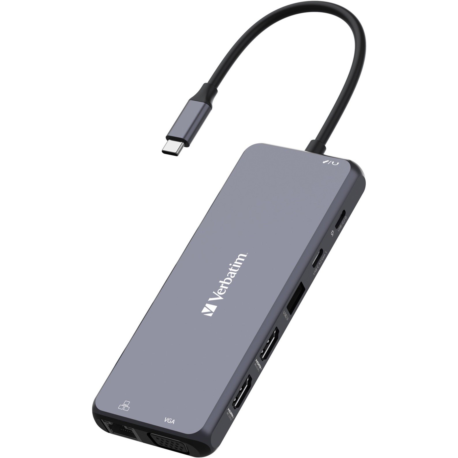Verbatim USB-C Pro Multiport-Hub CMH-14, 14 Port, Dockingstation | 00023942321545 Verbatim USB-C Pro Multiport-Hub CMH-14, 14 Port, Dockingstation | 00023942321545