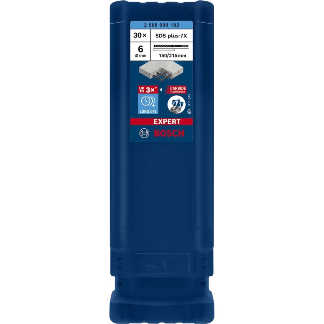 EXPERT Hammerbohrer SDS-plus-7X, Ø 6mm, 30 Stück