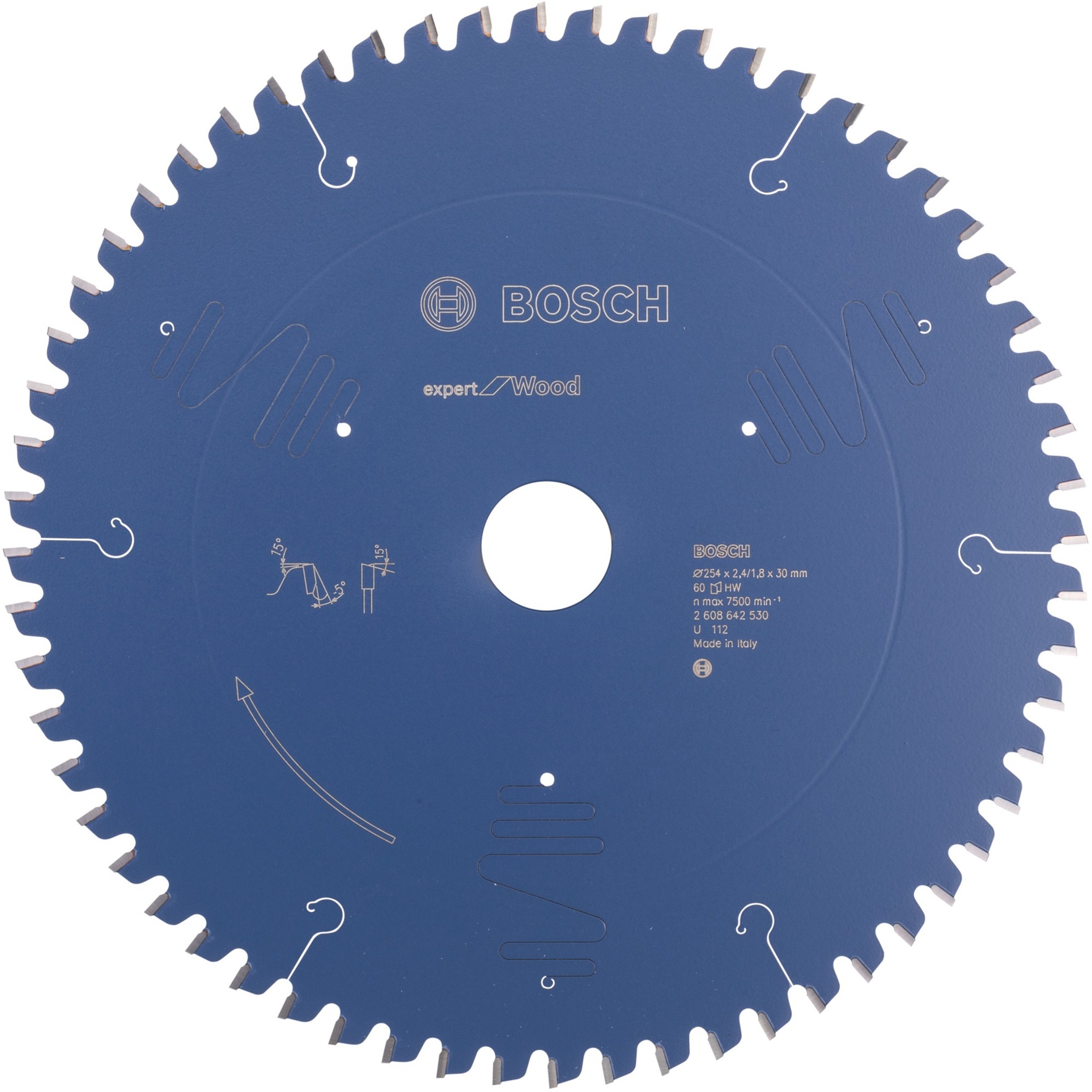 EXPERT Wood Kreissägeblatt, Ø 254mm, 60Z