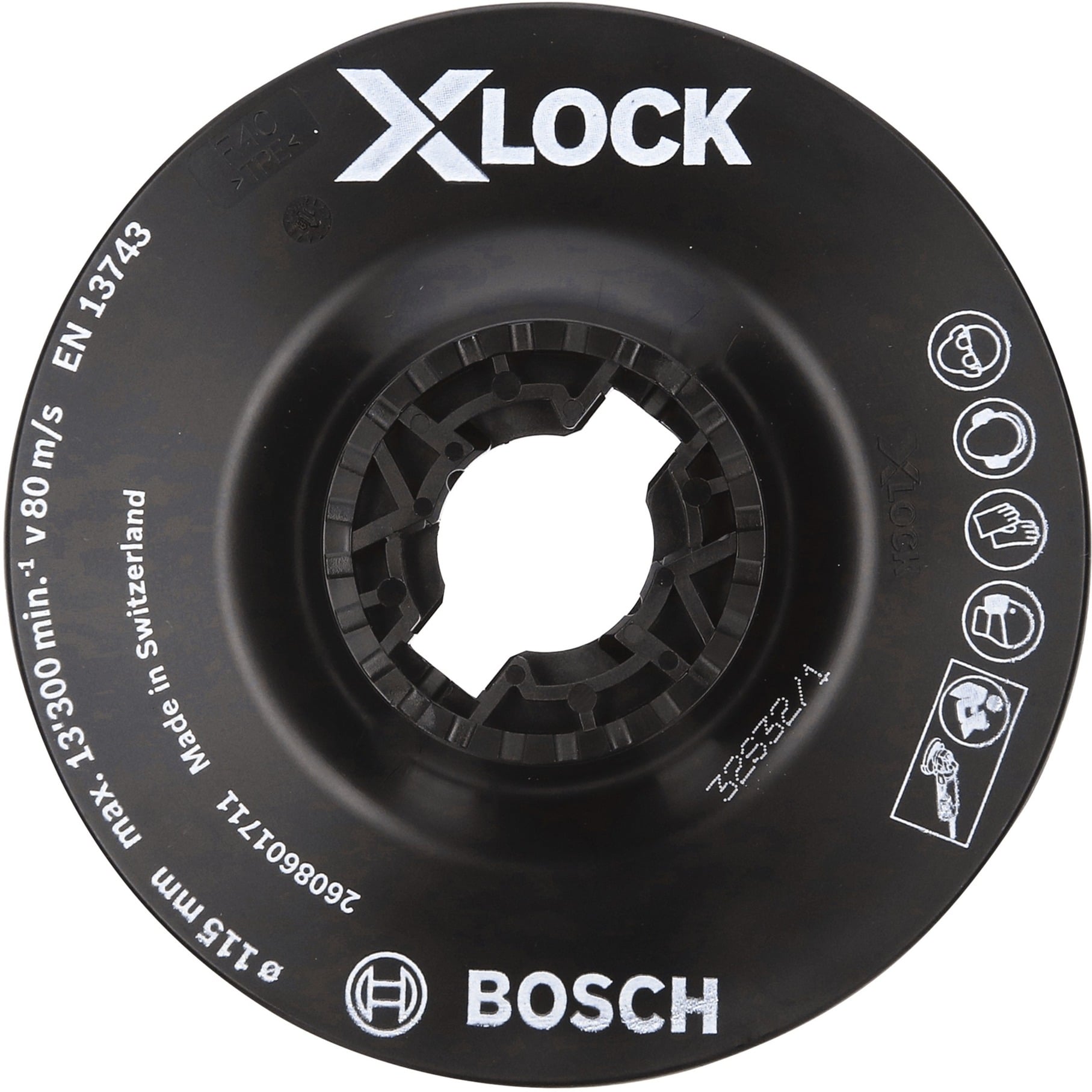 PRO Backing Pad, X-LOCK Stützteller weich, Ø 115mm, Schleifteller