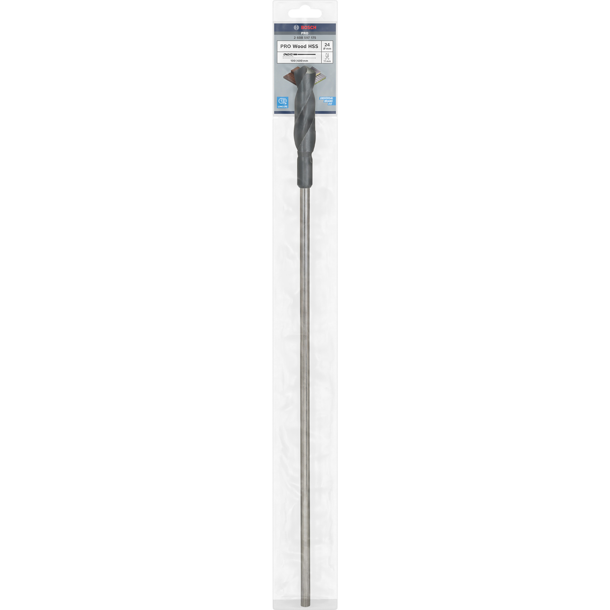 PRO Wood HSS Schalungs- und Installationsbohrer, Ø 24mm