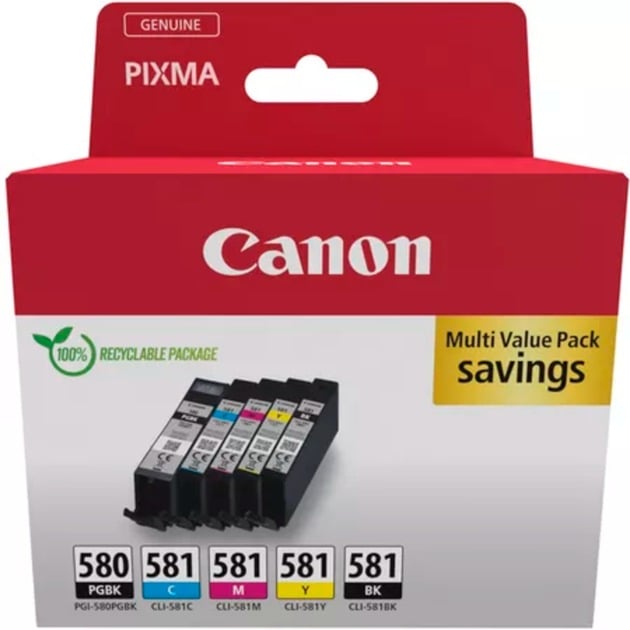 Canon Tinte Multipack PGI-580PGBK/CLI-581 | 08714574679136