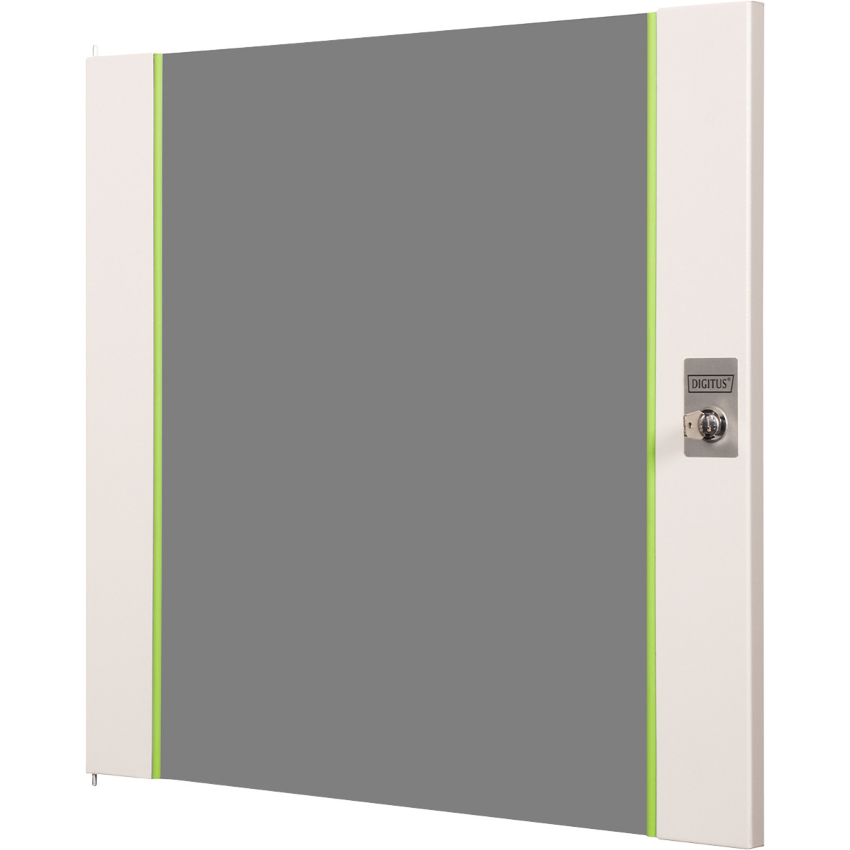 Glas-Fronttür für 19" 12HE Wandgehäuse Unique Serie, Frontpanel