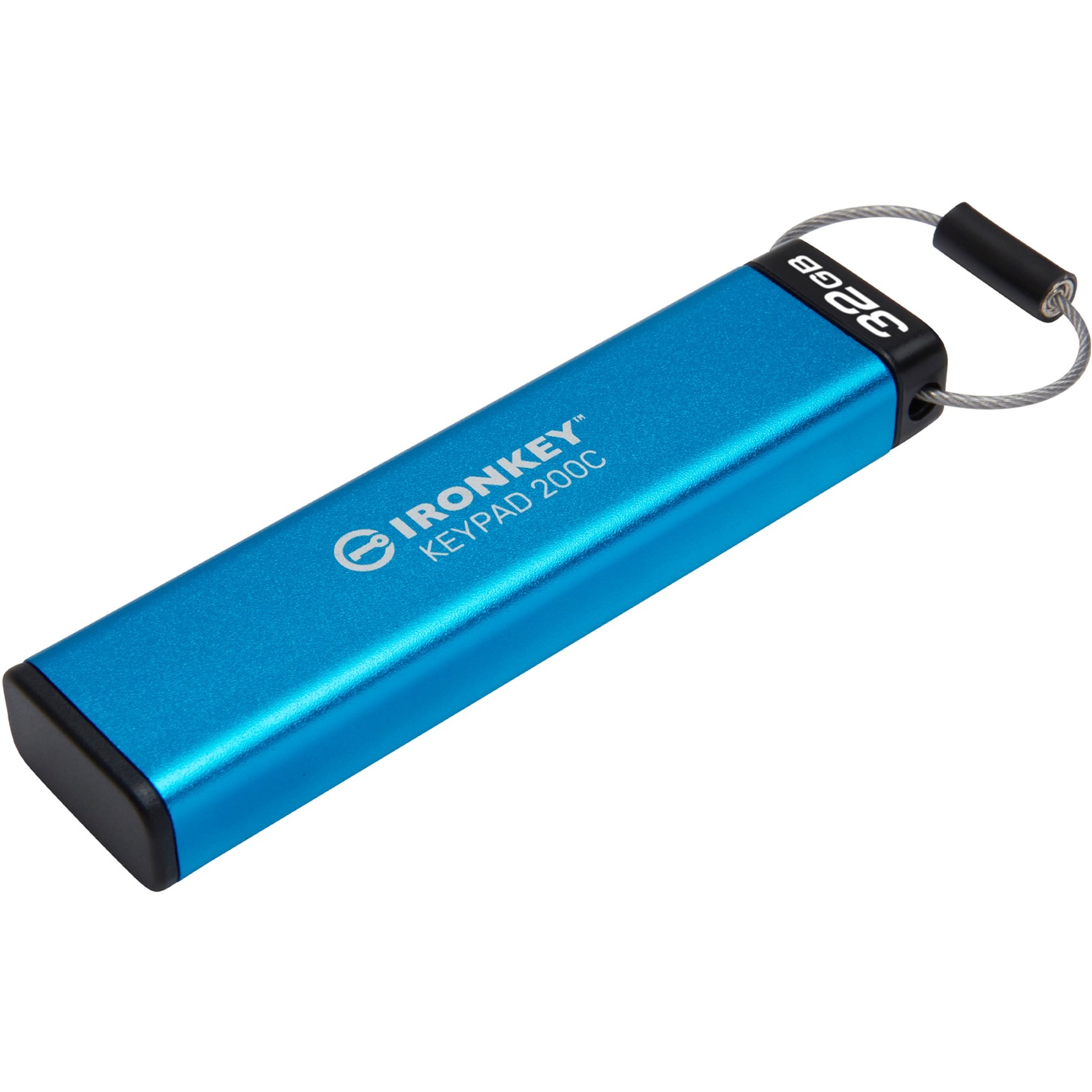 Kingston IronKey Keypad 200 32 GB, USB-Stick | 00740617336634 Kingston IronKey Keypad 200 32 GB, USB-Stick | 00740617336634