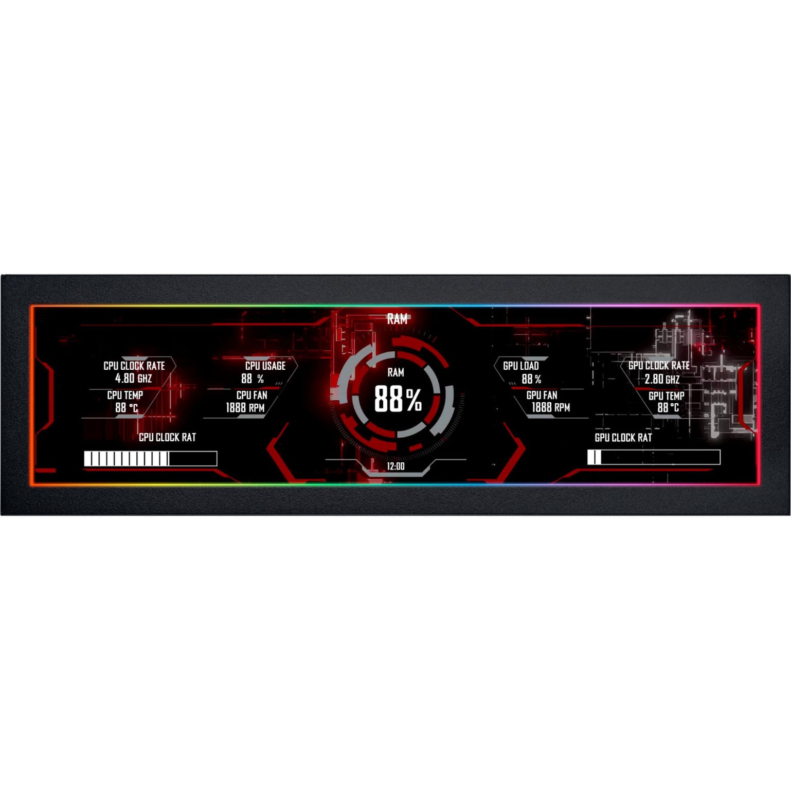 8.8″ Universalbildschirm, Display