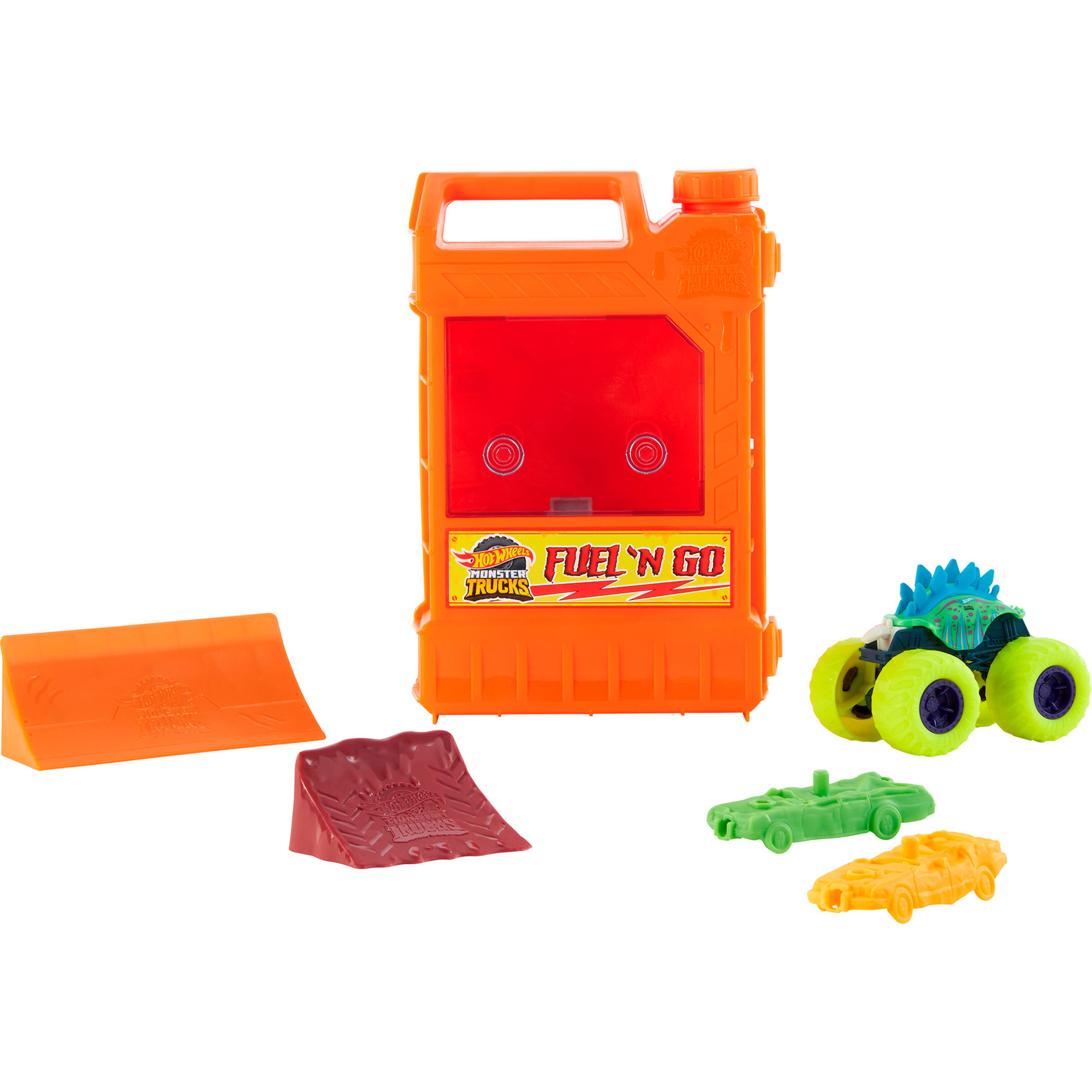 Hot Wheels Monster Trucks Stunt and Go Spielset