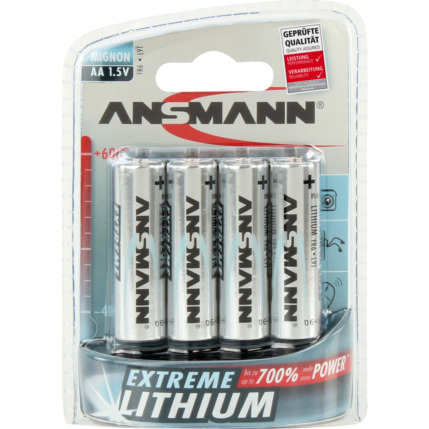 Extreme Lithium Mignon AA, Batterie