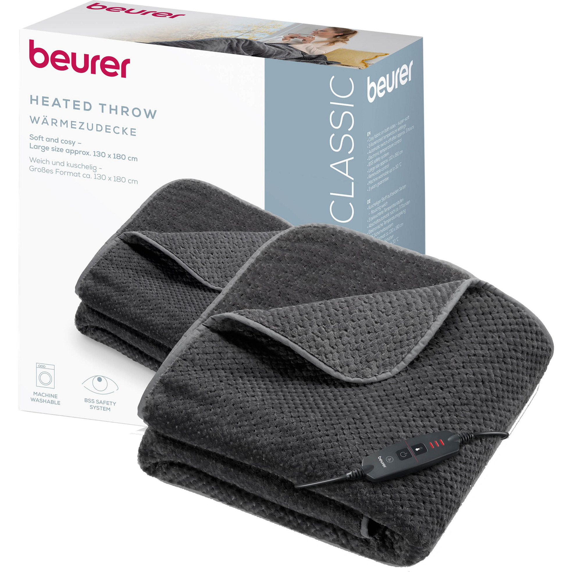 Wärmezudecke HD 65 Dark Grey, Heizdecke