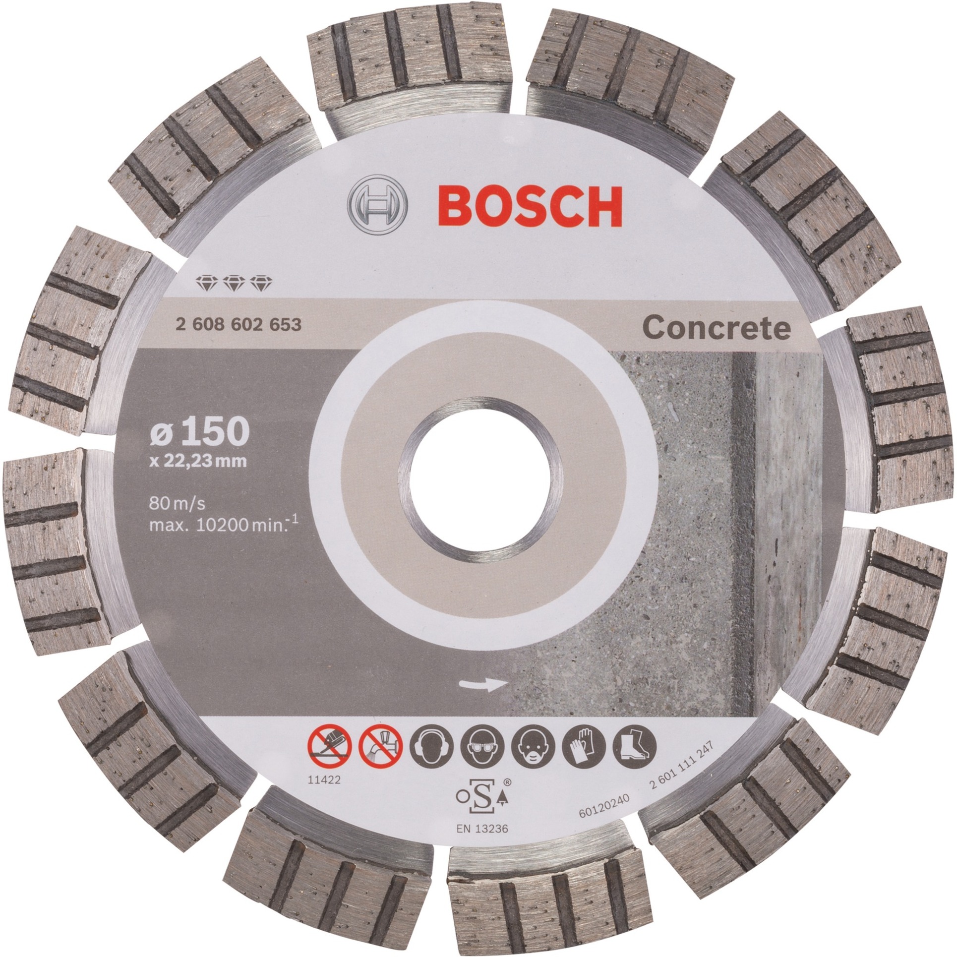 PRO Concrete Diamanttrennscheibe, Ø 150mm