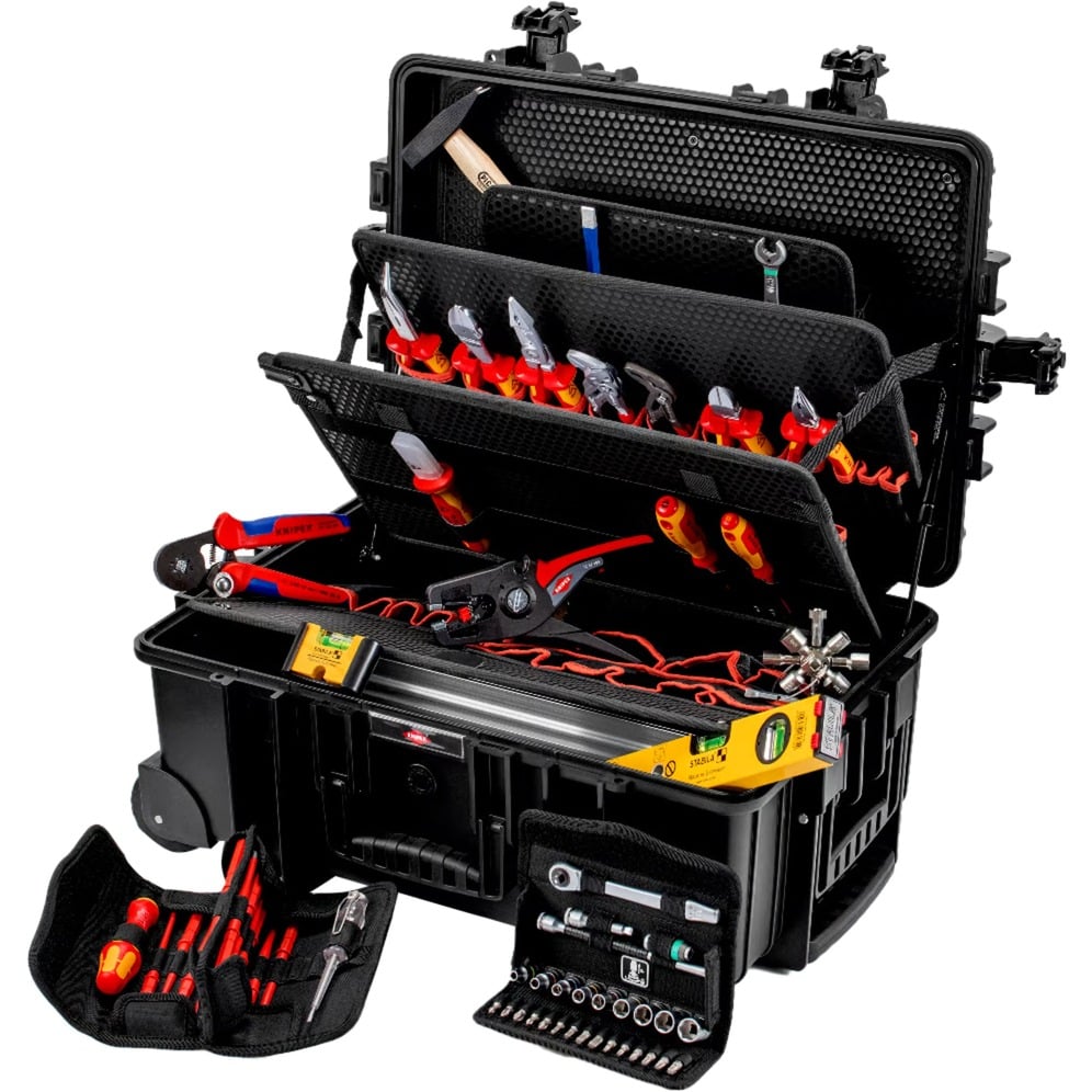 Werkzeugkoffer "Robust45 Move" Elektro, 63-teilig, Werkzeug-Set